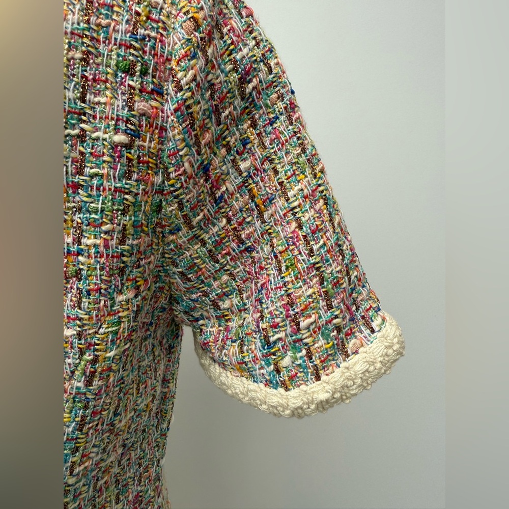 Carlisle Collection V-Neck Multicolor Winter Dress size 4 - Picture 10 of 12